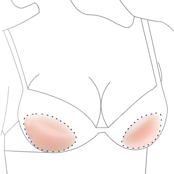 Caresse siliconen BH  vulling Volume-Up