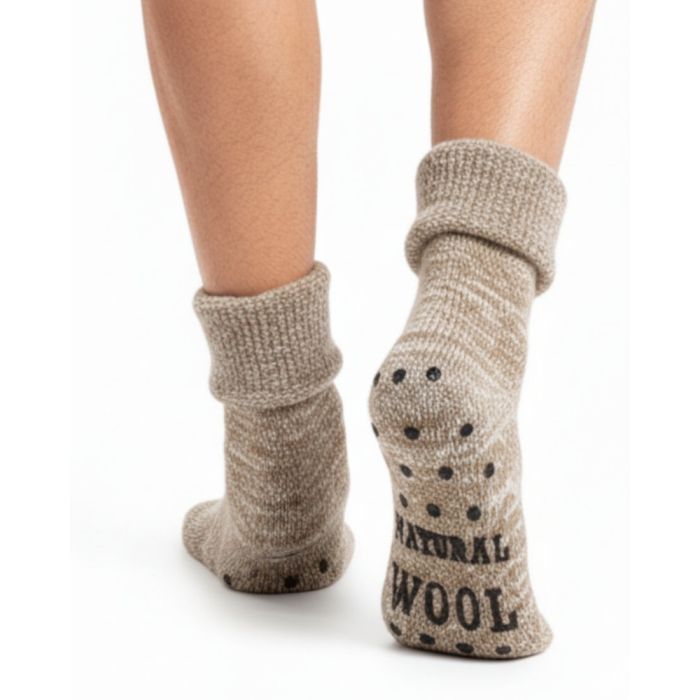 Topsocks huissokken Luxury Wool ABS