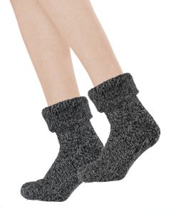 Topsocks Wollen Heren Huissokken met Anti-slip